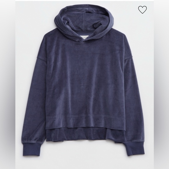 Aerie velour hoodie. Size XL - Picture 4 of 9